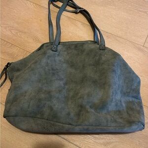Free People Green/Gray Women's Tote Bag